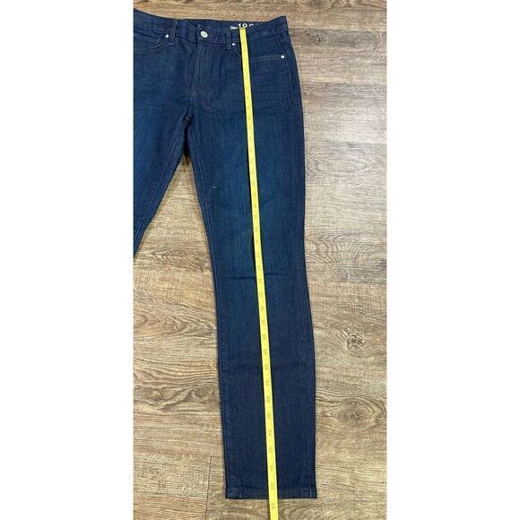 Gap 1969 Women’s High Rise Skinny Ankle Blue Jeans Dark Wash Size 27 Short - Picture 3 of 6